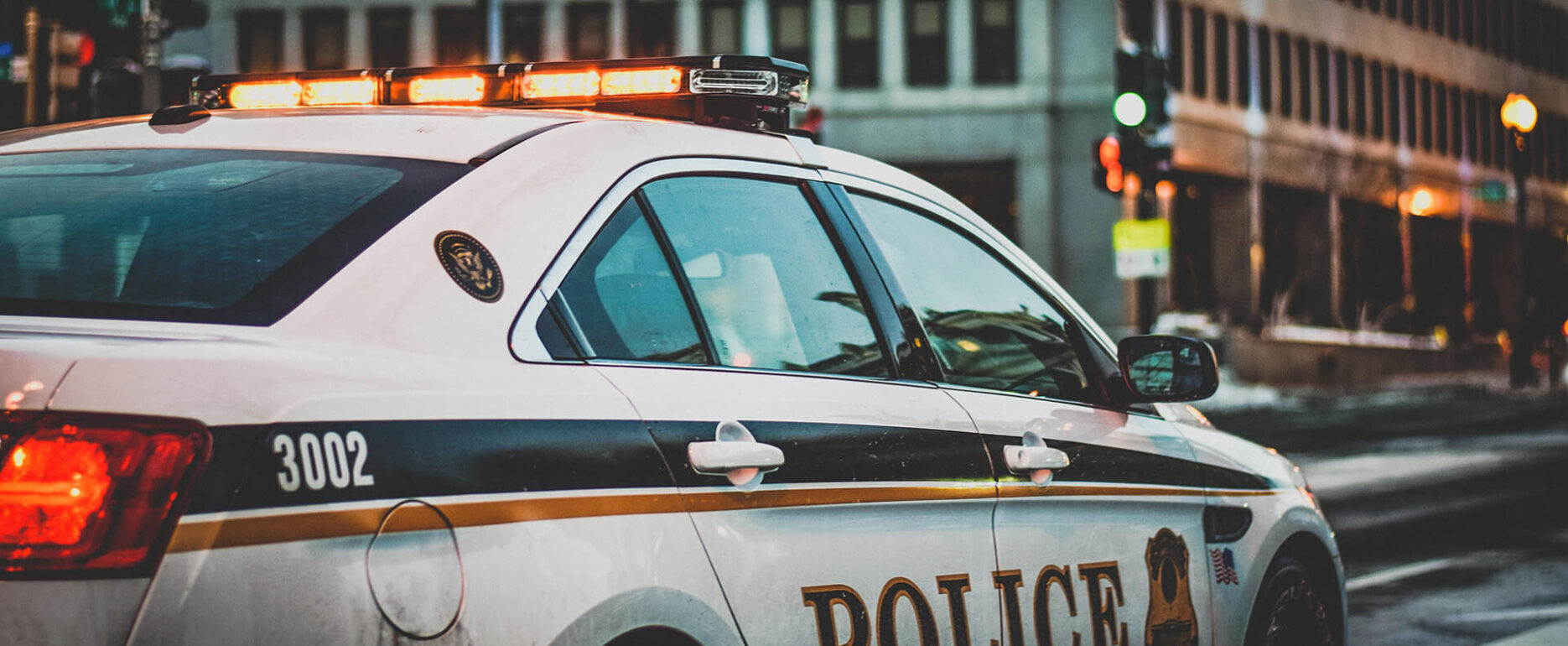 Noise-Induced Hearing Loss in the Police Force. Police vehicle.